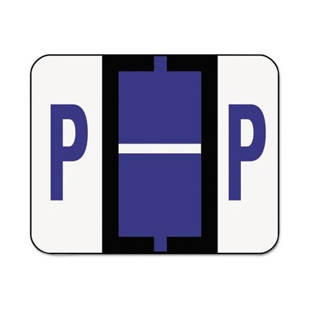 Smead Smead, A-Z COLOR-CODED END TAB FILING LABELS, P, 1 X 1.25, WHITE, 500/ROLL 67086